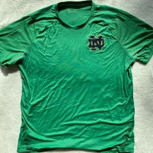 Mens Notre Dame Under Armour Iso-chill short sleeve shirt